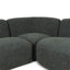 Right Chaise Modular Sofa - Moss Green
