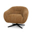 Swivel Armchair - Ginger Brown