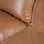 Modular Leather Corner Sofa - Amber Brown