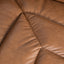 Modular Leather Corner Sofa - Amber Brown