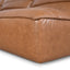 Modular Leather Corner Sofa - Amber Brown