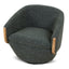 Swivel Armchair - Moss Green