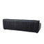 3 Seater Sofa - Black Leather