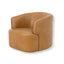 Swivel Armchair - Amber Tan Leather