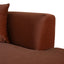 Modular Right Chaise Sofa - Red Bronze