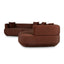 Modular Right Chaise Sofa - Red Bronze
