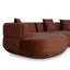 Modular Left Chaise Sofa - Red Bronze