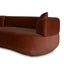 Modular Left Chaise Sofa - Red Bronze