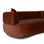 Modular Right Chaise Sofa - Red Bronze