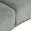 Modular Left Chaise Sofa - Coral Light Green