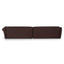 Left Open Modular Sofa - Moss Brown