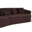 Left Open Modular Sofa - Moss Brown