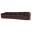 Right Open Modular Sofa - Moss Brown