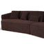 Right Open Modular Sofa - Moss Brown