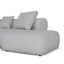 Right Chaise Corner Sofa - Noah Silver Lining