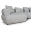 Right Chaise Corner Sofa - Noah Silver Lining