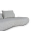 Right Chaise Corner Sofa - Noah Silver Lining
