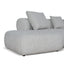 Left Chaise Corner Sofa - Noah Silver Lining