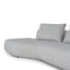 Left Chaise Corner Sofa - Noah Silver Lining