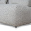 Left Chaise Corner Sofa - Noah Silver Lining