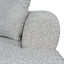 Left Chaise Corner Sofa - Noah Silver Lining