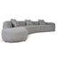 Left Chaise Modular Sofa - Mushroom Beige