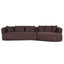 Right Chaise Sofa - Moss Brown