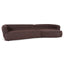 Right Chaise Sofa - Moss Brown