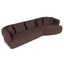 Right Chaise Sofa - Moss Brown