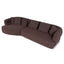 Left Chaise Sofa - Moss Brown
