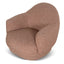 Swivel Armchair - Terracotta Brown