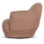 Swivel Armchair - Terracotta Brown