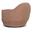 Swivel Armchair - Terracotta Brown