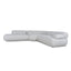 Left Armless Modular Corner Sofa - Almond Beige