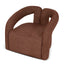 Fabric Armchair - Warm Brown