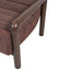 Fabric Lounge Chair - Moss Brown