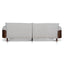 3 Seater Sofa - Noah Silver Lining