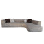 4 Seater Right Chaise Sofa - Lila Beige