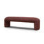 1.5m Long Ottoman Bench - Autumn Red
