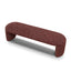 1.5m Long Ottoman Bench - Autumn Red