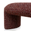 1.5m Long Ottoman Bench - Autumn Red