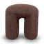 Round Ottoman - Moss Brown
