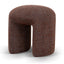 Round Ottoman - Moss Brown