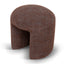 Round Ottoman - Moss Brown