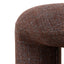 Round Ottoman - Moss Brown