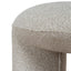 Round Ottoman - Oatmeal Beige