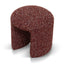 Round Ottoman -  Autumn Red