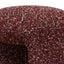 Round Ottoman -  Autumn Red