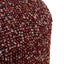 Round Ottoman -  Autumn Red