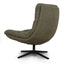 Black Lounge Chair - Verona Olive